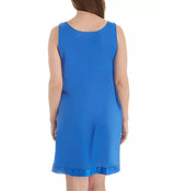 Nylon Tricot Sleeveless Short Knee Length Nightgown