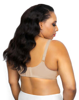 Fully® Cotton Soft Cup Wireless Full-Coverage Bra with Back Closure & Lace