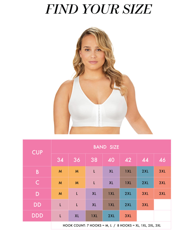 FULLY® Seamless Wireless Full Coverage Bra with Front Closure