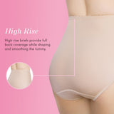 Control Top Slimming Body Shaper Panties, Medium Control, Lace, 2-Pack
