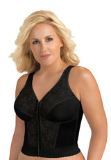 FULLY® Front Close Wirefree Longline Posture Bra with Lace