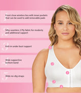 Fully® Seamless Wireless Full Coverage Bra with Front Closure