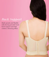 FULLY® Back Close Wirefree Longline Bra