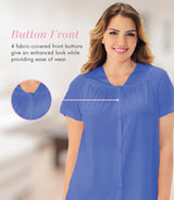 Nylon Tricot Short Sleeve Matching Pajama Set