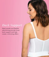 FULLY® Front Close Wirefree Longline Posture Bra
