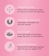 Nylon Tricot Sleeveless Short Knee Length Nightgown