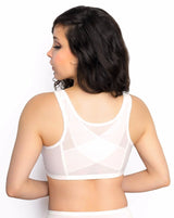 Fully® Lace Wireless Back & Posture Support Bra with Front Closure