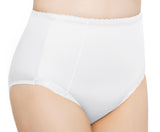 Control Top Slimming Body Shaper Panties, Medium Control, Lace, 2-Pack