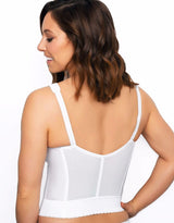 Fully® Slimming Wireless Back & Posture Support Longline Bra with Front Closure