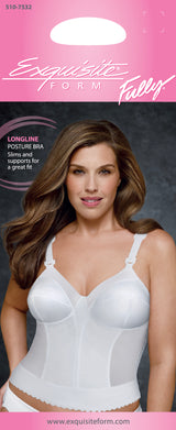 FULLY® Back Close Wirefree Longline Bra