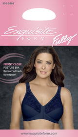 FULLY® Front Close Wirefree Posture Bra with Lace