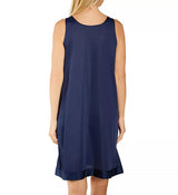 Nylon Tricot Sleeveless Short Knee Length Nightgown