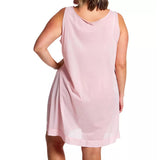Nylon Tricot Sleeveless Short Knee Length Nightgown