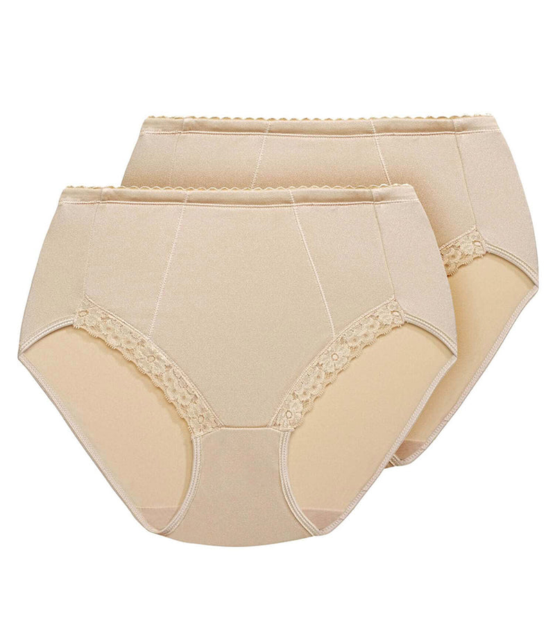 Buy Firm Control Shape Short Knickers 2 Pack L, Knickers