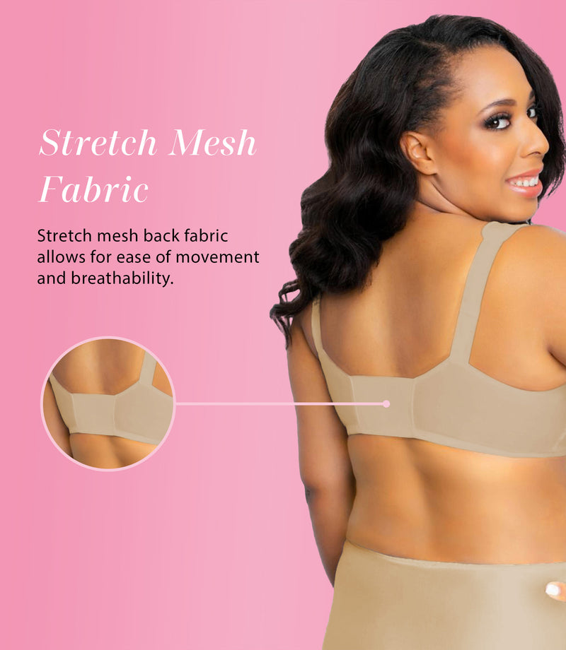 FULLY® Front Close Wirefree Classic Support Bra