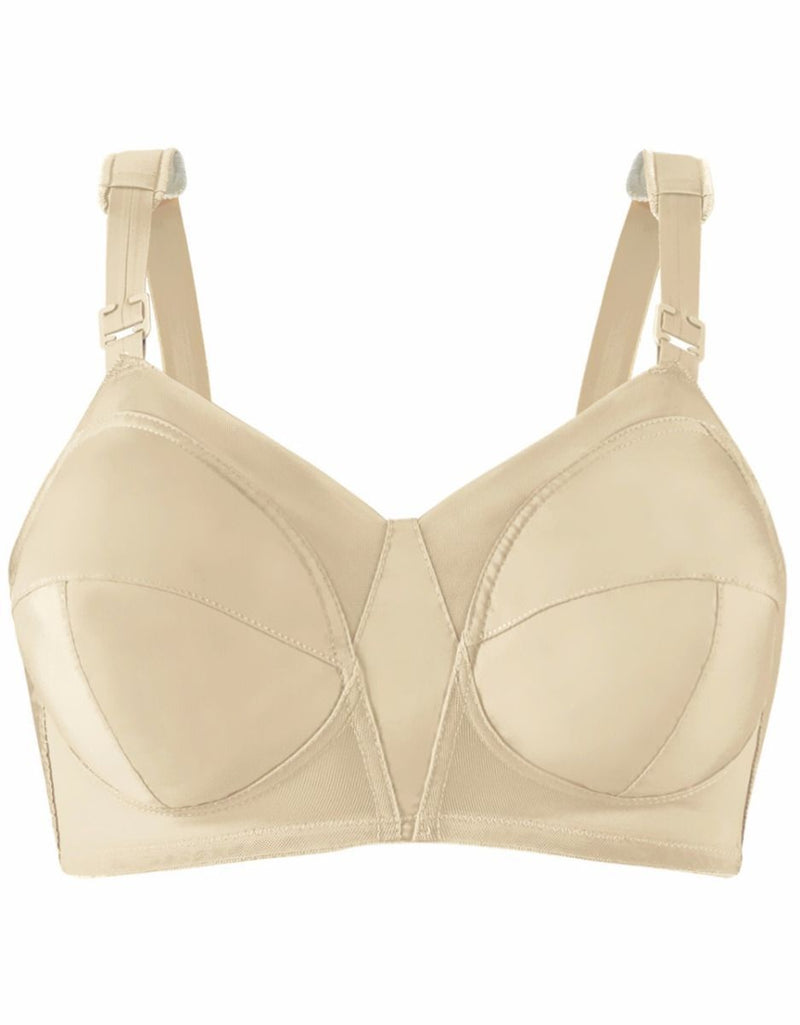 Exquisite Form #9600535 FULLY Cotton Soft Cup Full-Coverage Bra, Lace, Wire-Free,  Available Sizes 38C - 48DD 