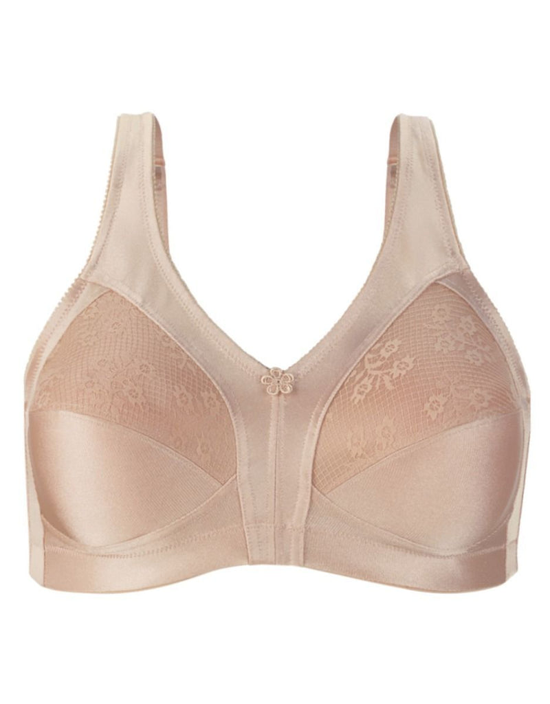Undress to Impress! Bra that gives F's— fabric, form, function, fit, fab.  Cotsilk twill bra available only at the link in bio. #f
