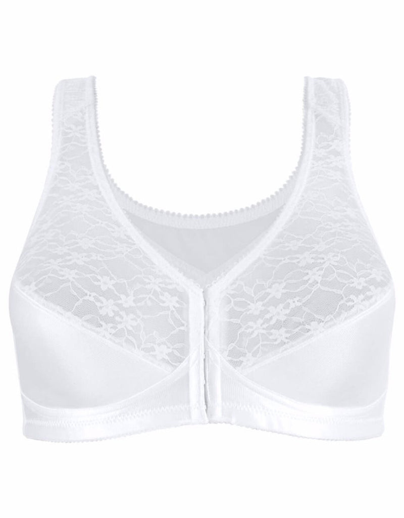 Women's Full Coverage Front Closure Wire Back Support Posture Bra Sports Bra  Without Rims Workout for Women, White, Small : : Clothing, Shoes &  Accessories