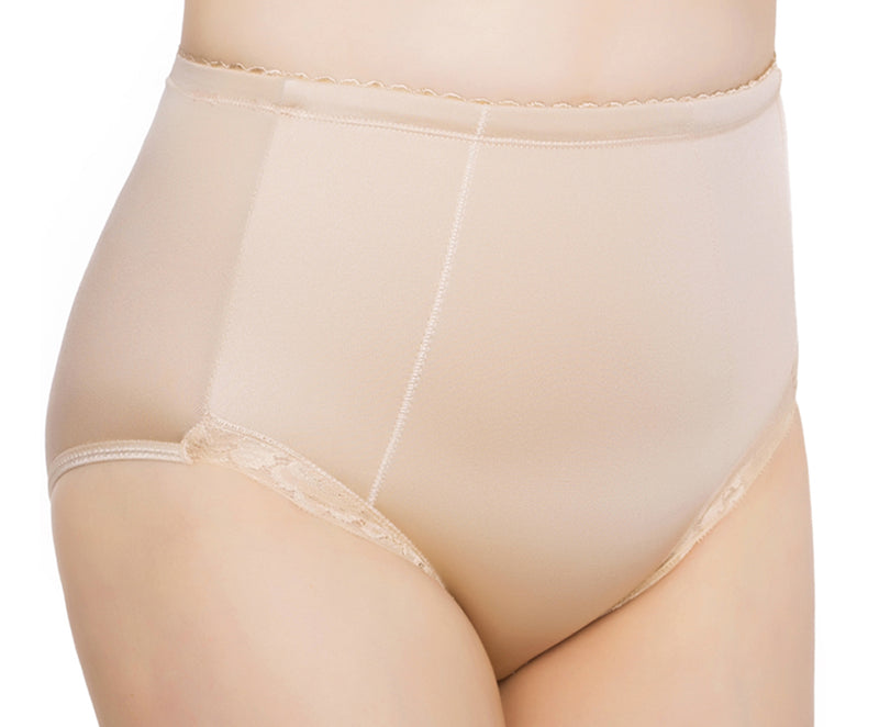 Plusform Instant Shaping Allover Lace Firm Control Two Way Shaping Brief