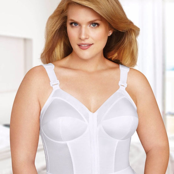 Exquisite Form Fully Longline Posture Bra 42d Front Closure White 7565 for  sale online