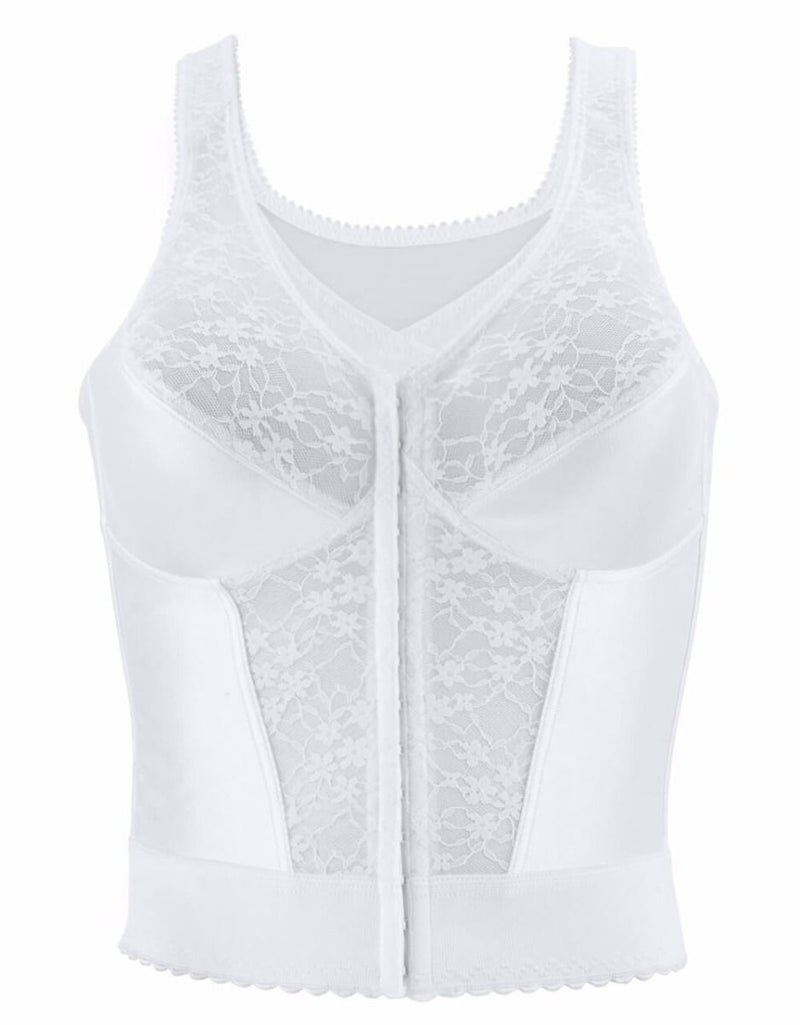 Mrat Clearance Front Closure Bras for Women Embroidered Breathable Bra  Comfort Wireless Lace Crop Cami Tops Sheer Wire-Free Longline Bralette  Front